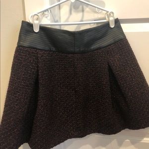 BCBGeneration Skirt with leather waist
